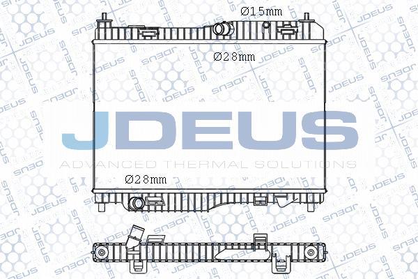 Jdeus M-012069A - Radiatore, Raffreddamento motore autozon.pro