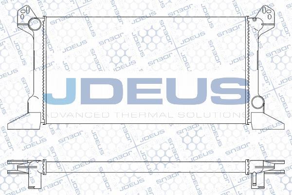 Jdeus M-0120810 - Radiatore, Raffreddamento motore autozon.pro