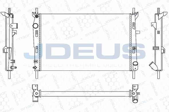 Jdeus M-0120870 - Radiatore, Raffreddamento motore autozon.pro