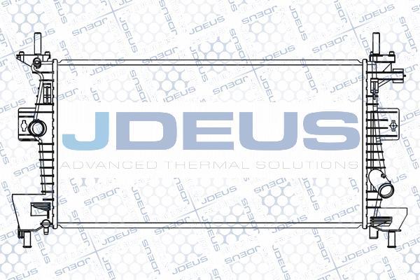 Jdeus M-0120380 - Radiatore, Raffreddamento motore autozon.pro