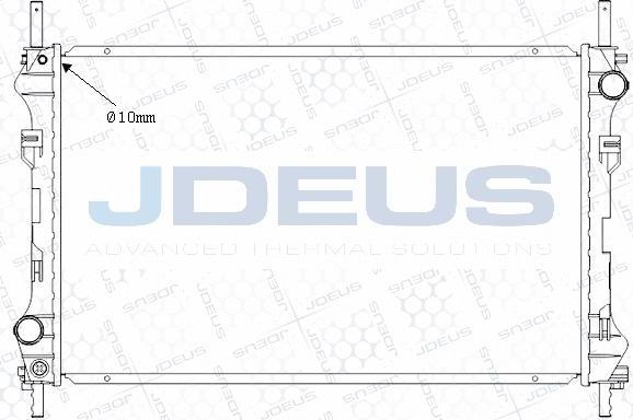 Jdeus M-0121010 - Radiatore, Raffreddamento motore autozon.pro