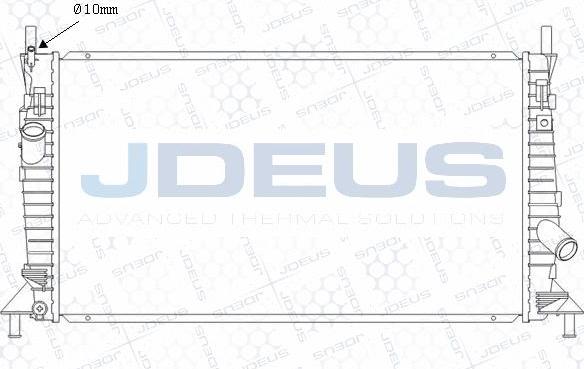 Jdeus M-0121140 - Radiatore, Raffreddamento motore autozon.pro