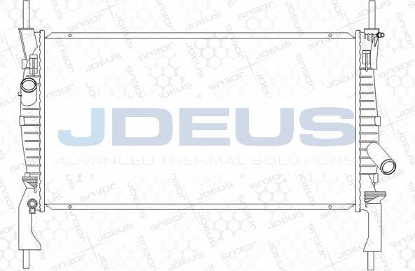 Jdeus M-0121160 - Radiatore, Raffreddamento motore autozon.pro