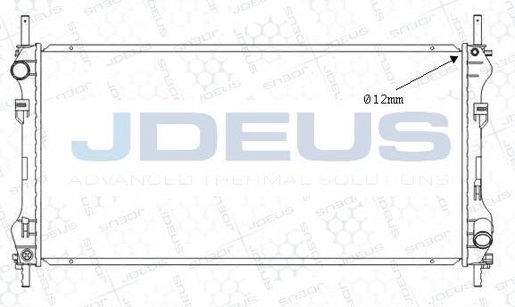 Jdeus M-0121110 - Radiatore, Raffreddamento motore autozon.pro