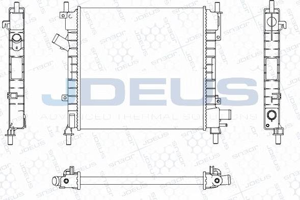 Jdeus M-0121180 - Radiatore, Raffreddamento motore autozon.pro