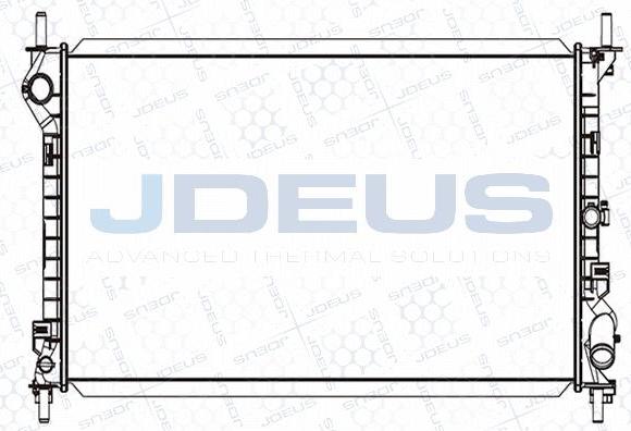 Jdeus M-0121210 - Radiatore, Raffreddamento motore autozon.pro