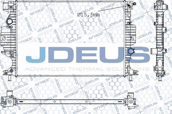 Jdeus M-0121270 - Radiatore, Raffreddamento motore autozon.pro