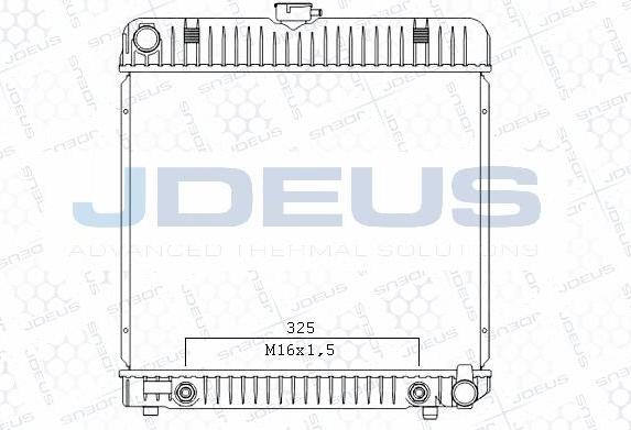 Jdeus M-0170051 - Radiatore, Raffreddamento motore autozon.pro