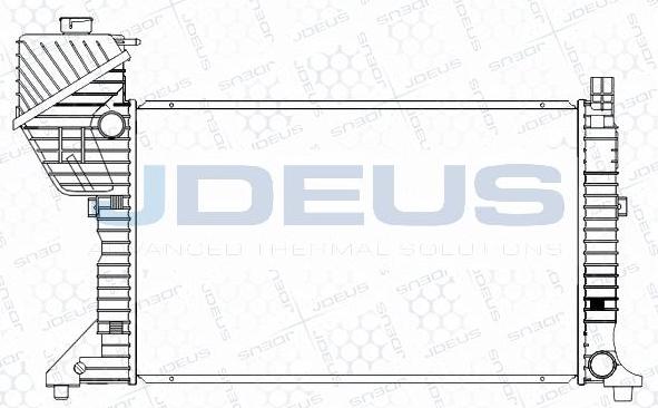 Jdeus M-0170860 - Radiatore, Raffreddamento motore autozon.pro