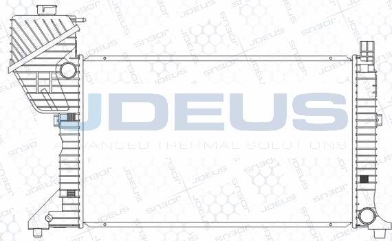 Jdeus M-0170870 - Radiatore, Raffreddamento motore autozon.pro