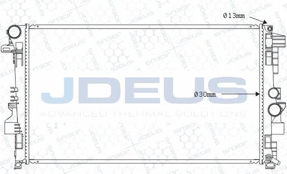 Jdeus M-0170780 - Radiatore, Raffreddamento motore autozon.pro