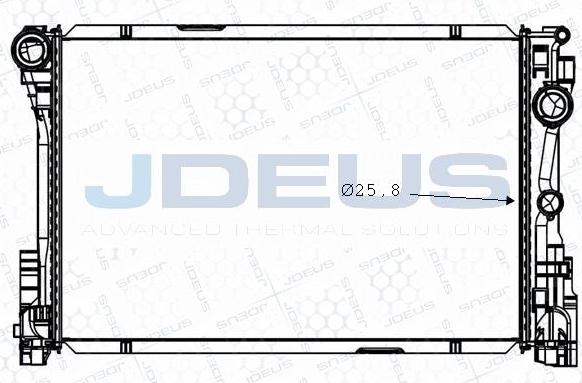 Jdeus M-0171050 - Radiatore, Raffreddamento motore autozon.pro