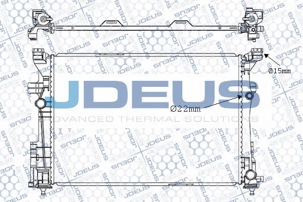 Jdeus M-0171030 - Radiatore, Raffreddamento motore autozon.pro