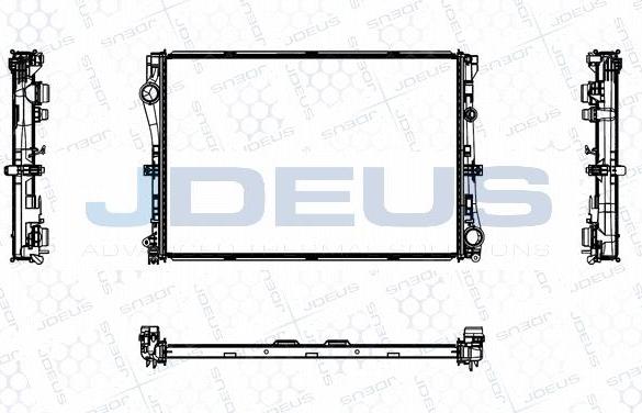 Jdeus M-0171070 - Radiatore, Raffreddamento motore autozon.pro