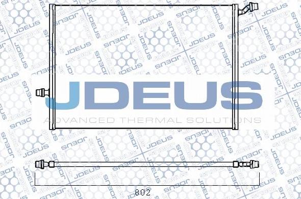 Jdeus M-017107X - Radiatore bassa temperatura, Intercooler autozon.pro