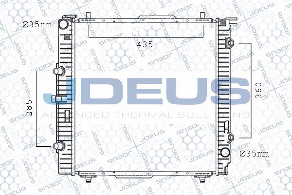 Jdeus M-017114A - Radiatore, Raffreddamento motore autozon.pro