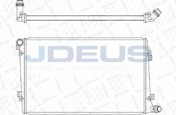 Jdeus M-0300500 - Radiatore, Raffreddamento motore autozon.pro