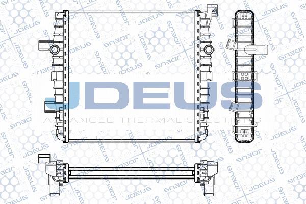 Jdeus M-030068X - Radiatore bassa temperatura, Intercooler autozon.pro