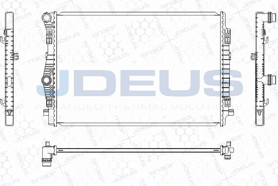 Jdeus M-0300620 - Radiatore, Raffreddamento motore autozon.pro