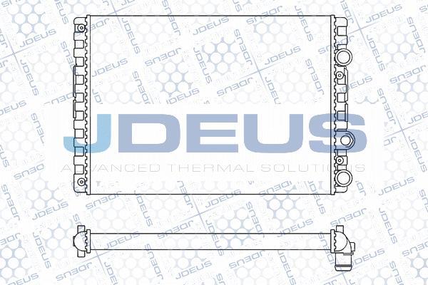 Jdeus M-0300080 - Radiatore, Raffreddamento motore autozon.pro