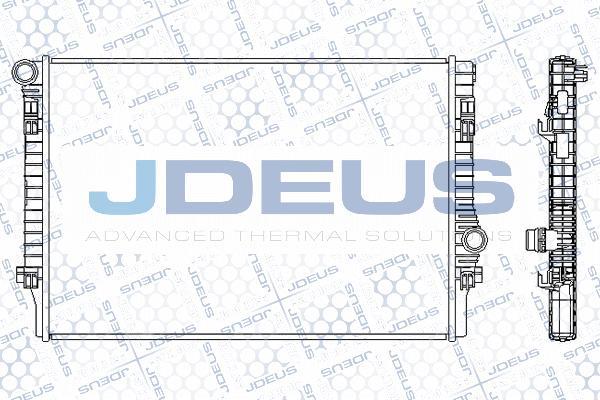 Jdeus M-0300190 - Radiatore, Raffreddamento motore autozon.pro