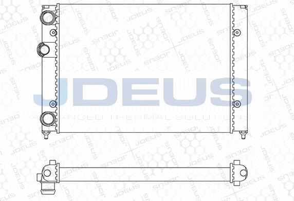 Jdeus M-0300380 - Radiatore, Raffreddamento motore autozon.pro