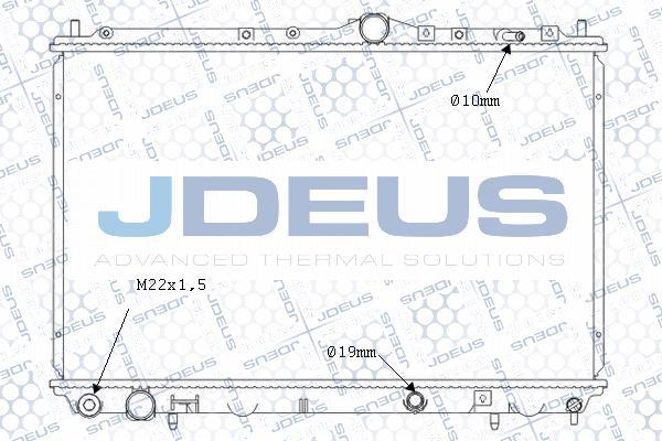 Jdeus M-0310491 - Radiatore, Raffreddamento motore autozon.pro