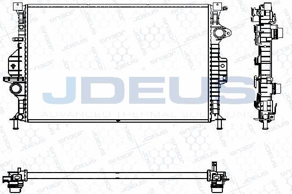 Jdeus M-0310560 - Radiatore, Raffreddamento motore autozon.pro