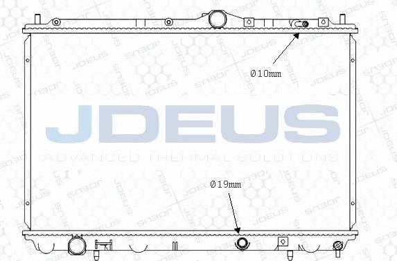 Jdeus M-0310501 - Radiatore, Raffreddamento motore autozon.pro