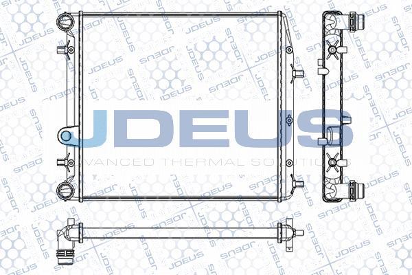 Jdeus M-0250090 - Radiatore, Raffreddamento motore autozon.pro