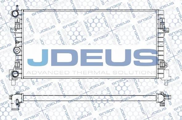 Jdeus M-0250130 - Radiatore, Raffreddamento motore autozon.pro