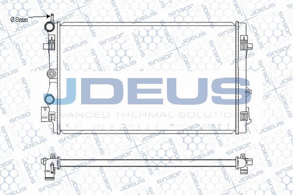 Jdeus M-0250300 - Radiatore, Raffreddamento motore autozon.pro