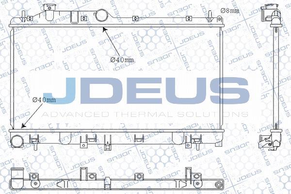 Jdeus M-0260130 - Radiatore, Raffreddamento motore autozon.pro