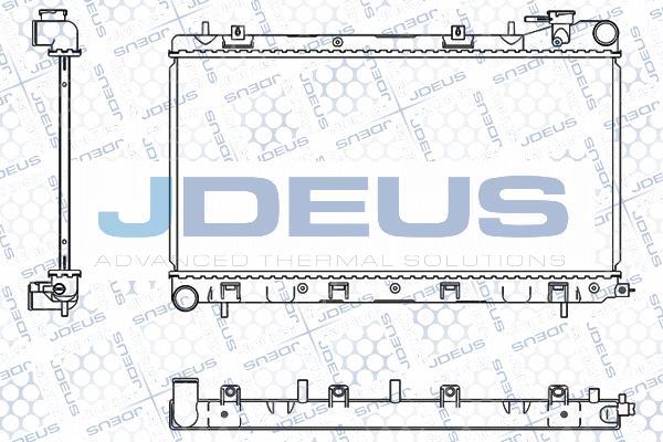 Jdeus M-026012A - Radiatore, Raffreddamento motore autozon.pro