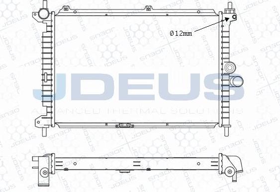 Jdeus M-0200100 - Radiatore, Raffreddamento motore autozon.pro