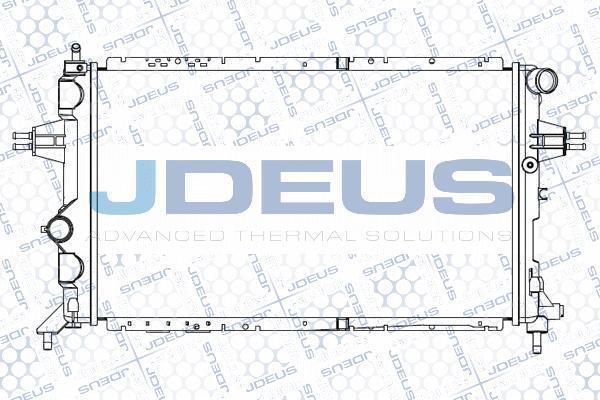 Jdeus M-0200820 - Radiatore, Raffreddamento motore autozon.pro