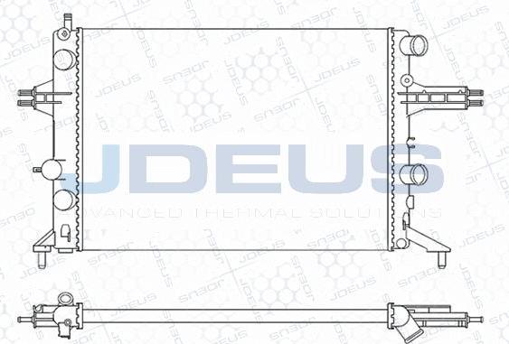 Jdeus M-0200740 - Radiatore, Raffreddamento motore autozon.pro