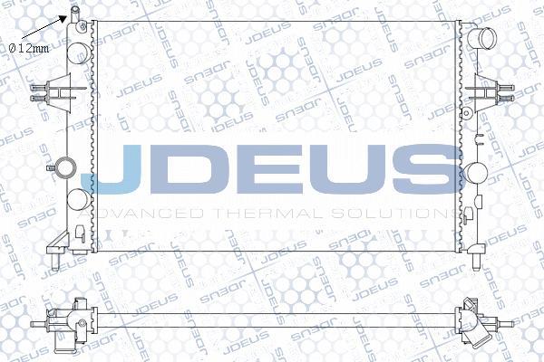 Jdeus M-0200770 - Radiatore, Raffreddamento motore autozon.pro