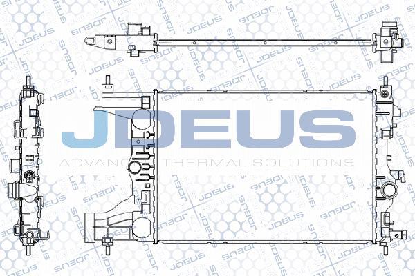 Jdeus M-0201040 - Radiatore, Raffreddamento motore autozon.pro