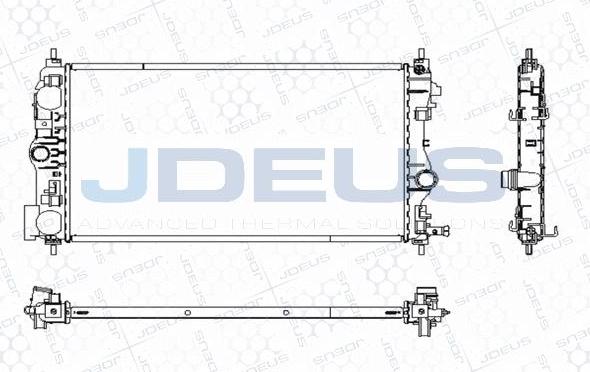 Jdeus M-0201030 - Radiatore, Raffreddamento motore autozon.pro