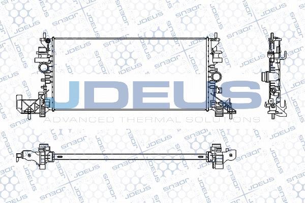 Jdeus M-0201330 - Radiatore, Raffreddamento motore autozon.pro