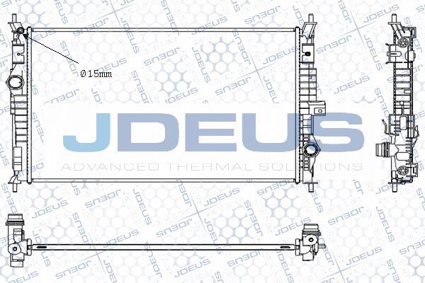 Jdeus M-0210460 - Radiatore, Raffreddamento motore autozon.pro