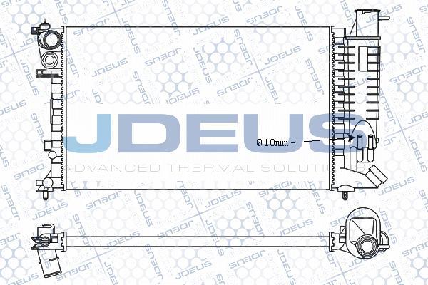 Jdeus M-021056A - Radiatore, Raffreddamento motore autozon.pro