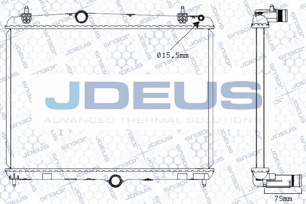 Jdeus M-0210520 - Radiatore, Raffreddamento motore autozon.pro