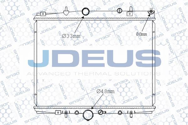 Jdeus M-0210030 - Radiatore, Raffreddamento motore autozon.pro