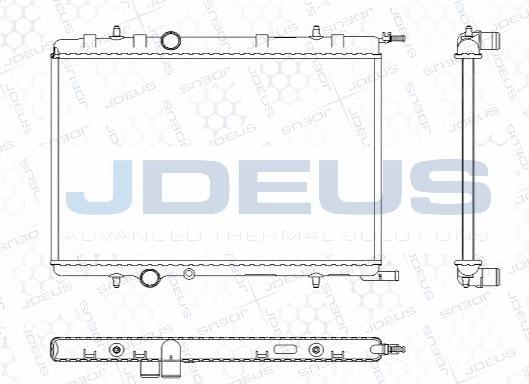 Jdeus M-0210341 - Radiatore, Raffreddamento motore autozon.pro