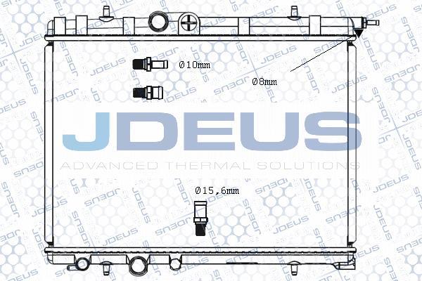 Jdeus M-0210360 - Radiatore, Raffreddamento motore autozon.pro