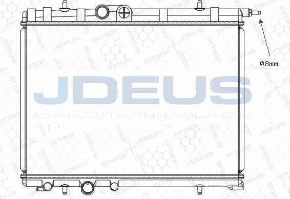 Jdeus M-0210310 - Radiatore, Raffreddamento motore autozon.pro