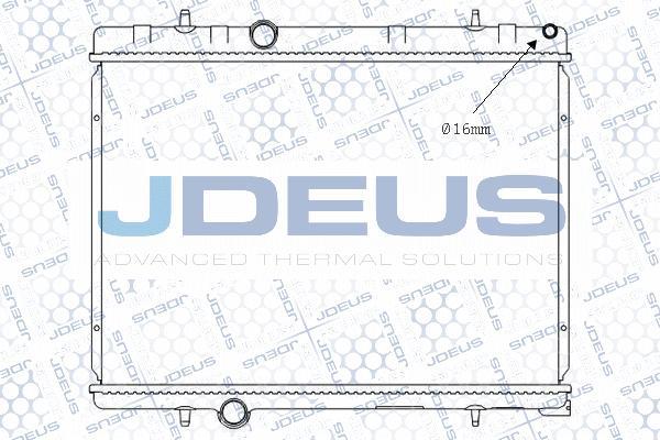 Jdeus M-0210380 - Radiatore, Raffreddamento motore autozon.pro