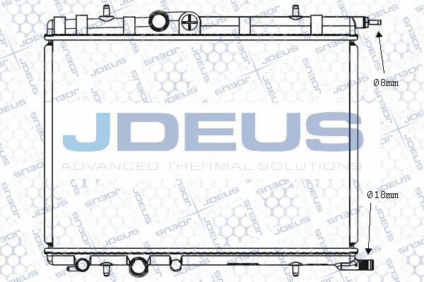 Jdeus M-0210331 - Radiatore, Raffreddamento motore autozon.pro